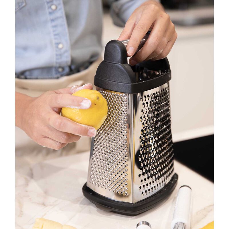 KitchenAid Universal Box Grater With Measuring Cups Stainless Steel image number 3